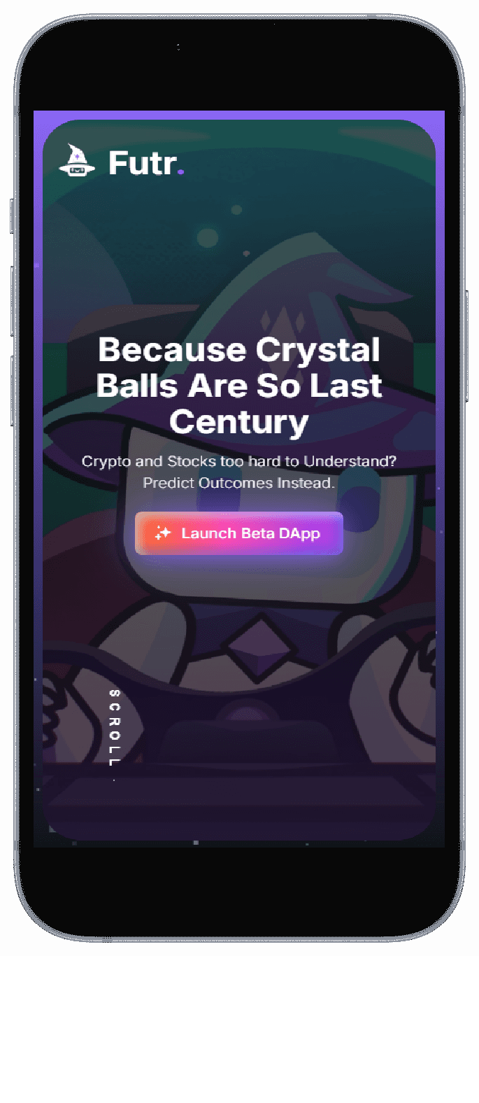 Back To The Futr mobile interface